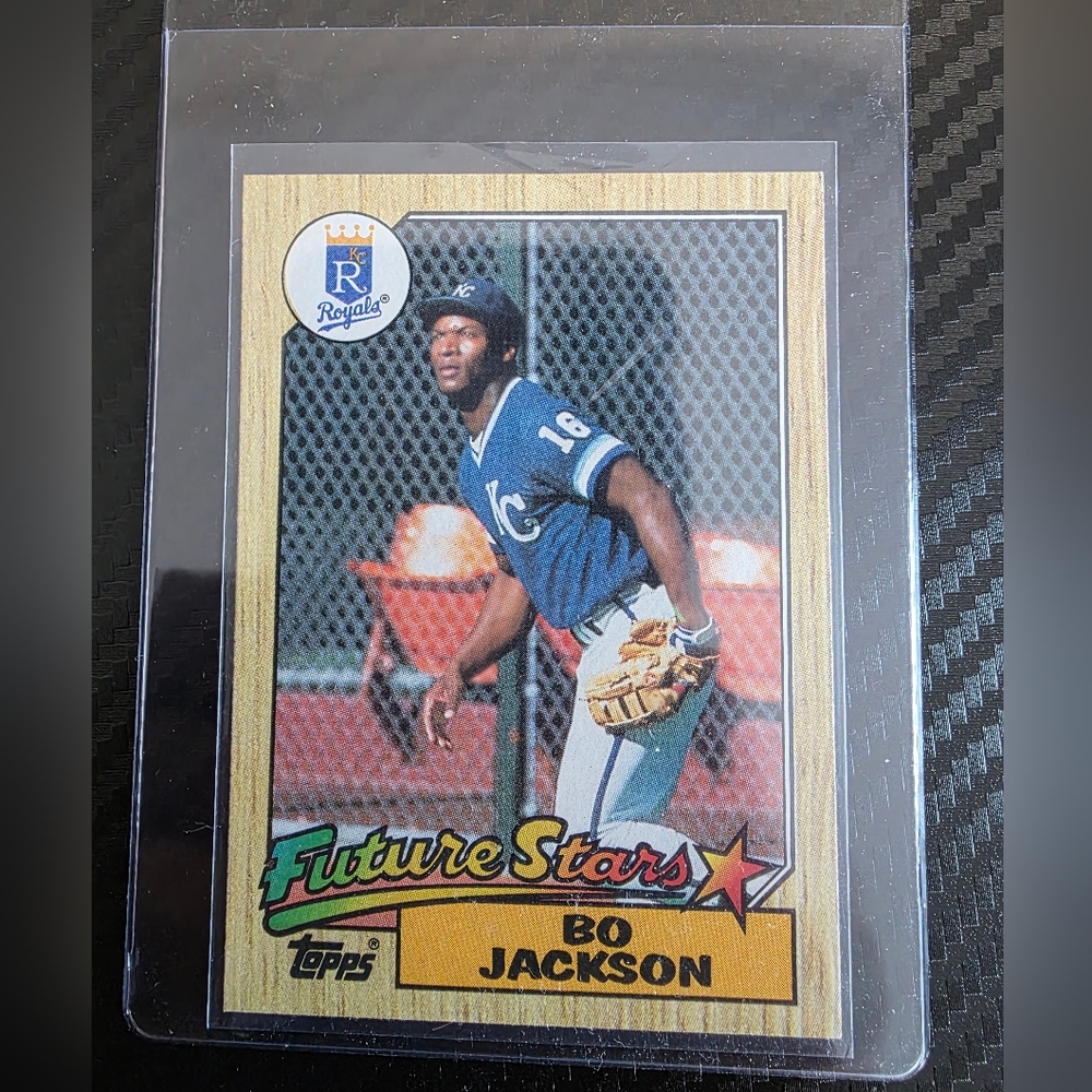 Topps Future Stars Card with Blue and White Jersey